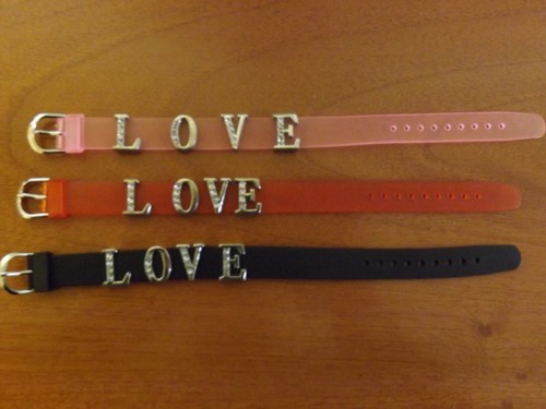 Armband love - x,